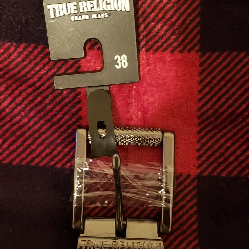 True Religion size 38 reversable belt